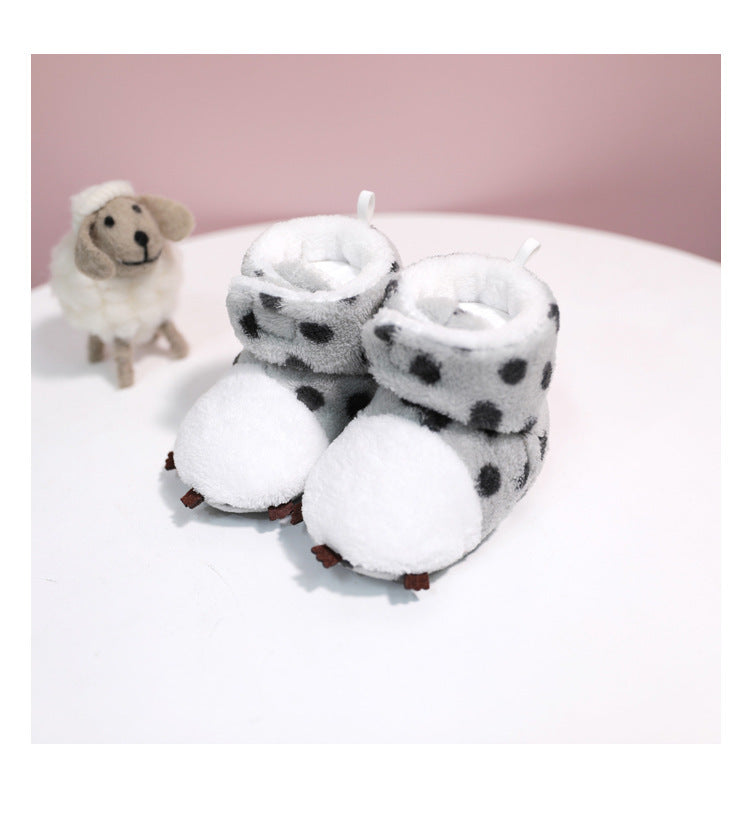 Baby Shoes Baby Thick Cotton Shoe Cover Soft Sole