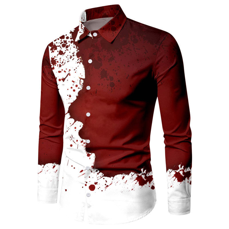 Men's Clothing 3d Printing Plus Size Long Sleeve Shirt Coat - sumet.shop