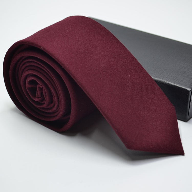 Man tie Wedding dress tie imitation wool plaid striped tie