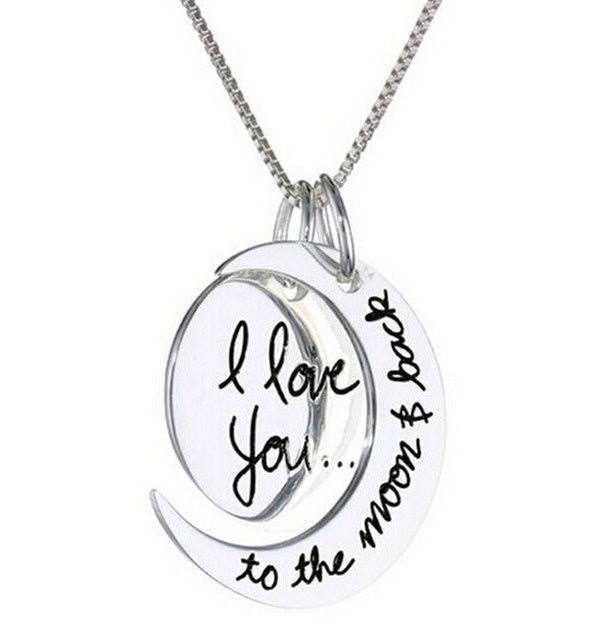 Necklace I Love You To The Moon And Back Necklace
