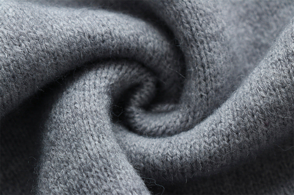 Solid Sweater High Collar Pullover Loose Women's Wear