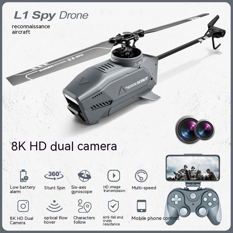 Helicopter Drone Four-channel Single Paddle Helicopter Drone For Aerial Photography Toy