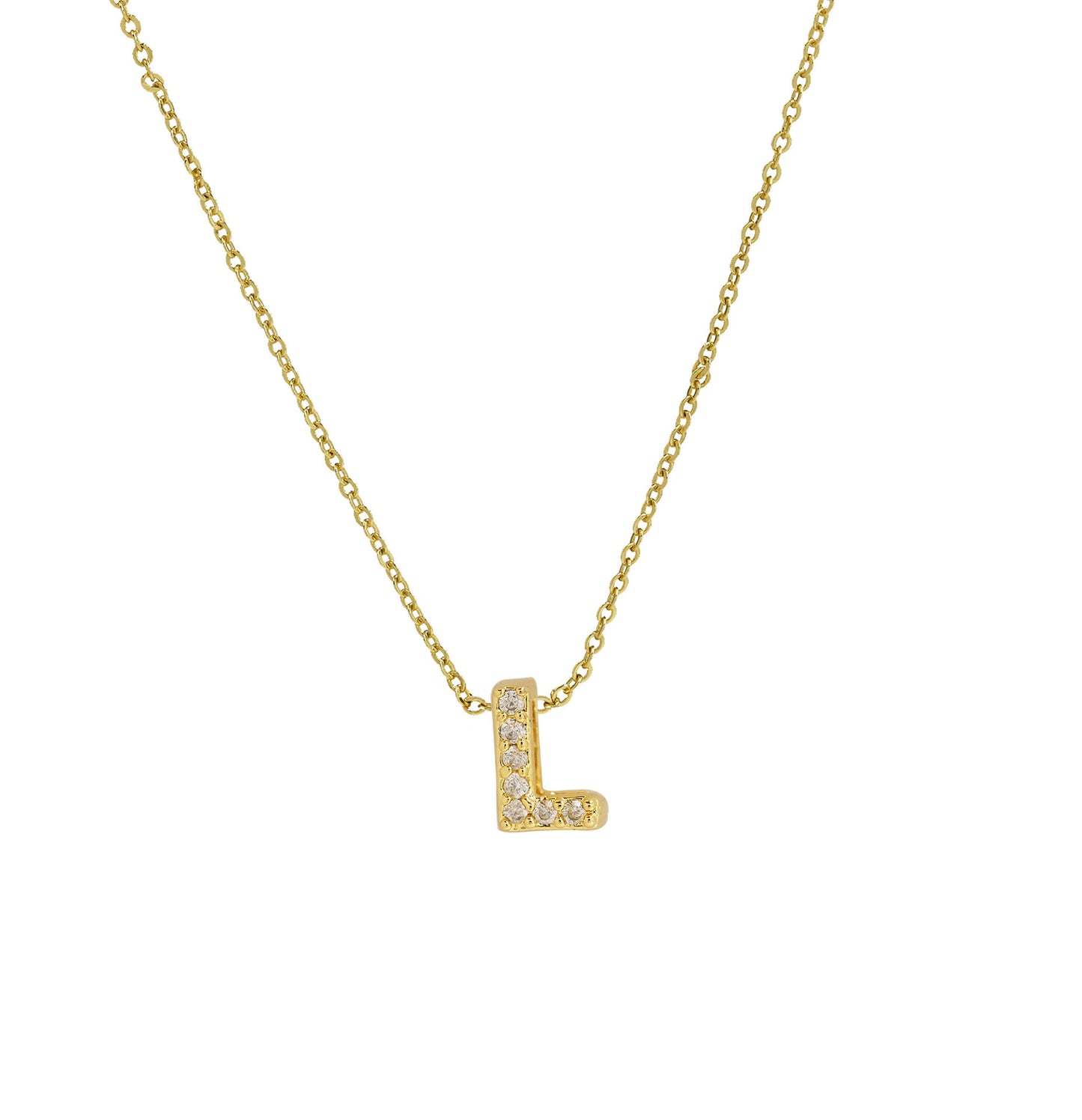 Necklace Pendant Gold Micro Inlaid With Diamond