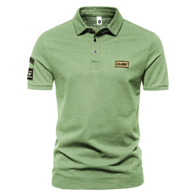Men's Outdoor Military Style Air Force Short Sleeve Lapel - sumet.shop