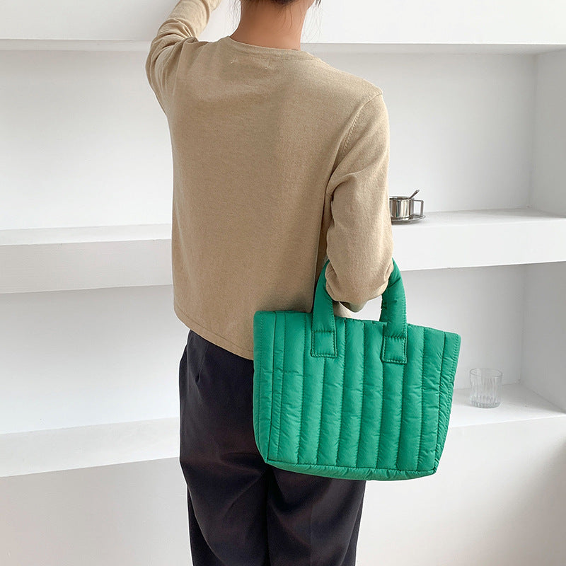 Women's Fashion Casual Solid Color Single Shoulder Handbag