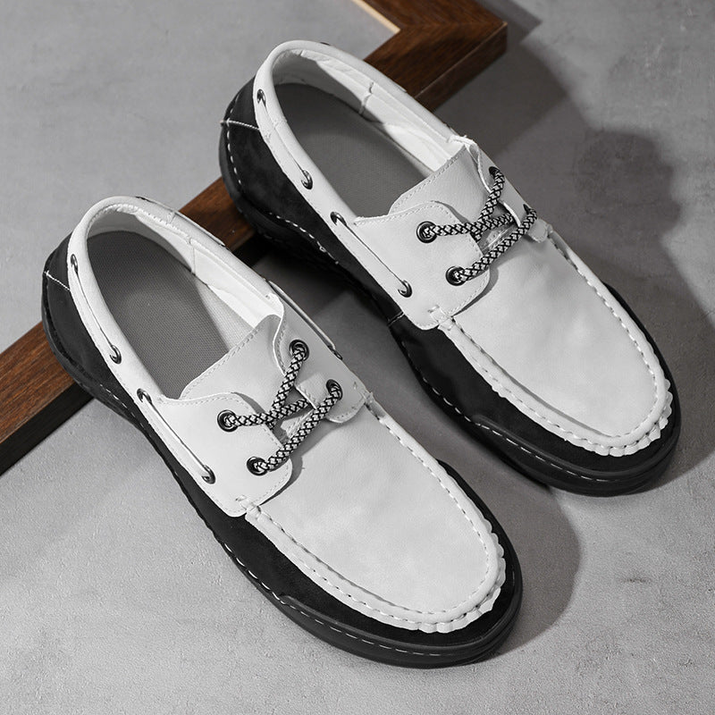 Large Size Shoes Retro Men's Large Size Shoes Color Matching