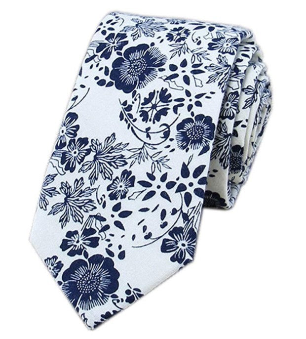Floral tie cotton printing casual Korean version