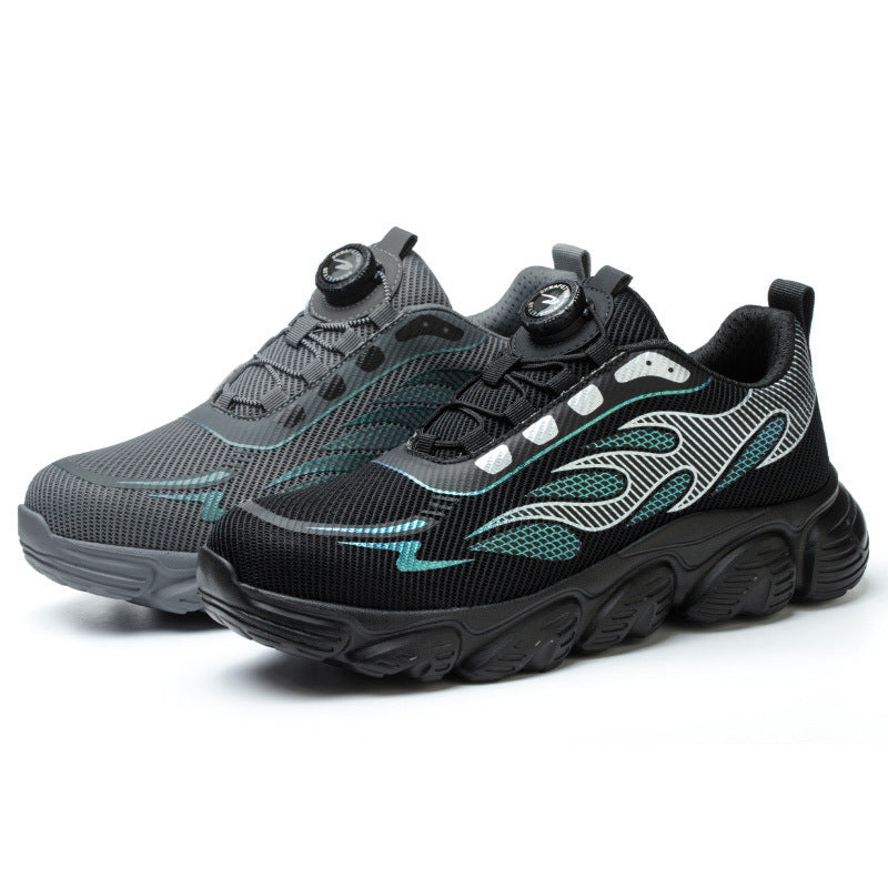 Shoes Anti-smashing And Anti-penetration Mesh Breathable Four Seasons Labor Protection Shoes Men Anti-smashing And Anti-penetration