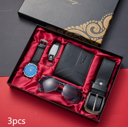 Sunglasses Leather Belt Wallet Business Gifts Suit - sumet.shop