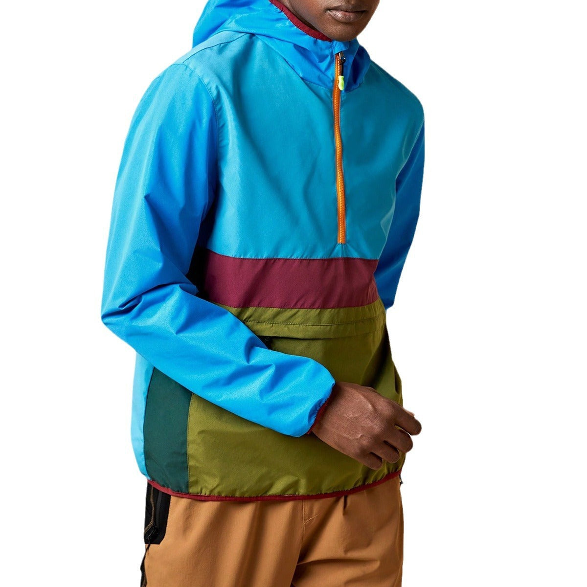 Waterproof Casual Jacket Men's Loose Outdoor Waterproof Windproof Mountaineering Clothing