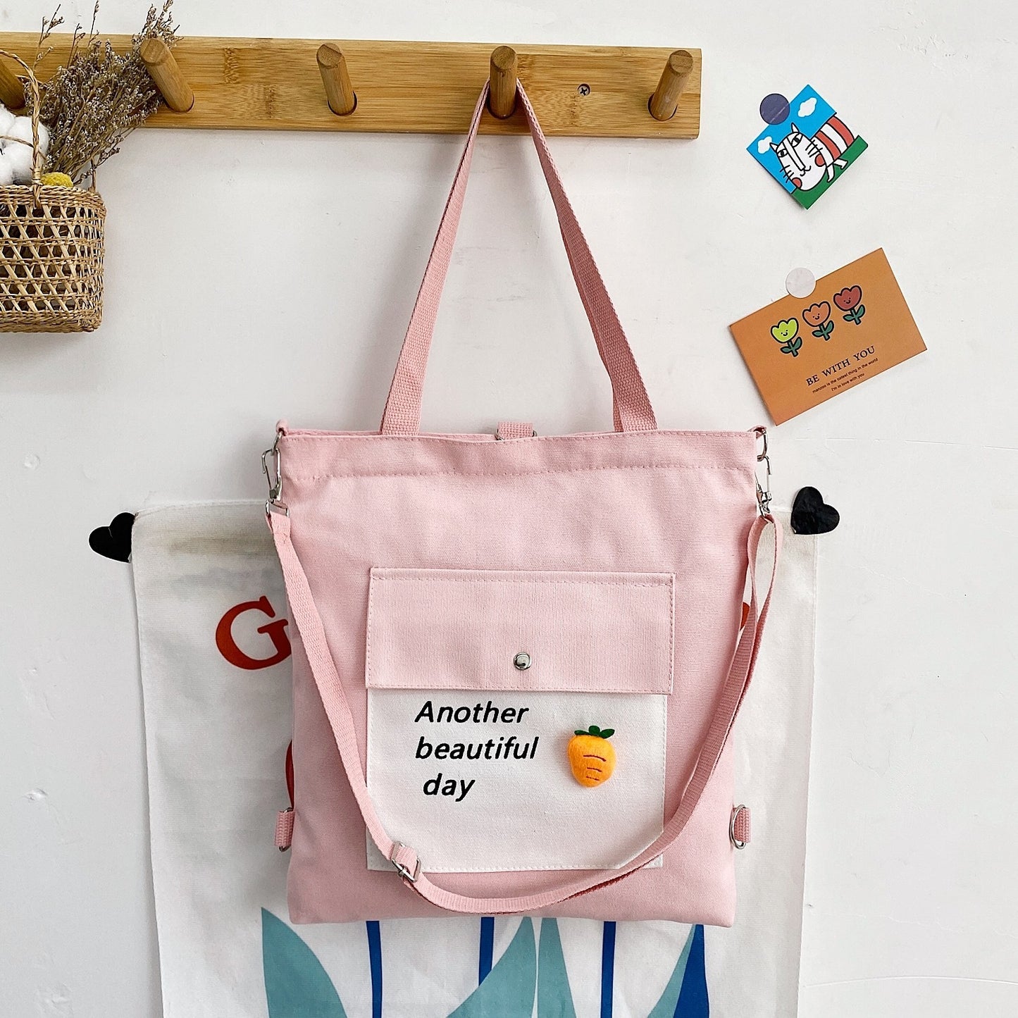 shoulder Large-capacity Canvas Bag Crossbody.