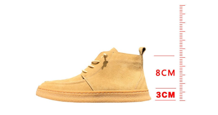 Thick Sole Shoes Trendy One-step Casual All-match High-top Thick Sole Shoes