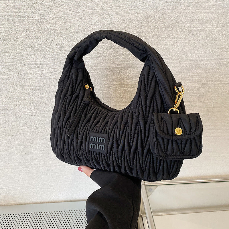 Korean All Ins Handbag Popular Single Shoulder Fold Underarm Bag
