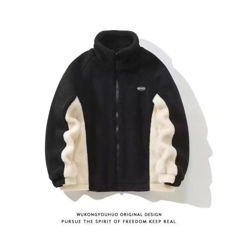 Padded Coat Loose Thickened Cotton Padded Coat Stand Collar Simple Fashionable Cotton Coat