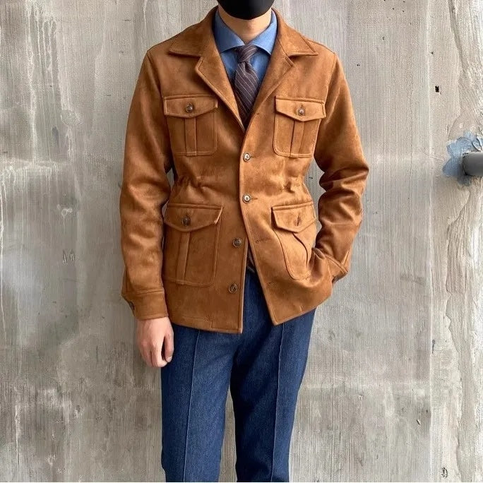 Slim Jacket Japanese-style Retro Slim Jacket Men