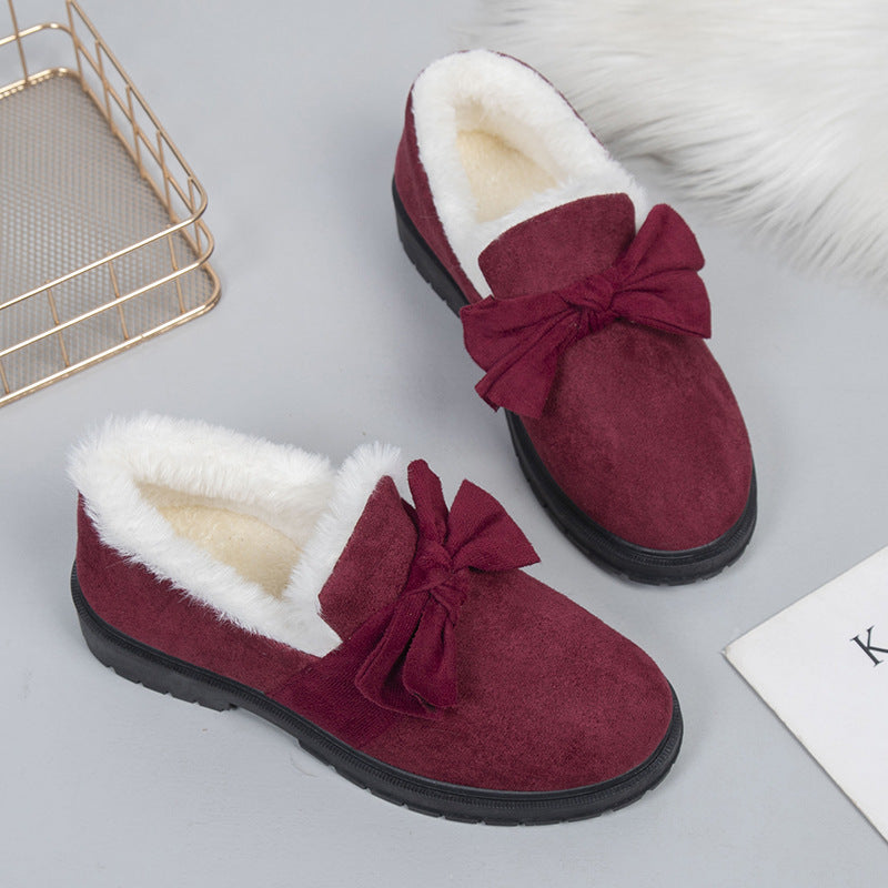 Gommino shoes Winter Fleece-lined Thickened Gommino Warm Non-slip
