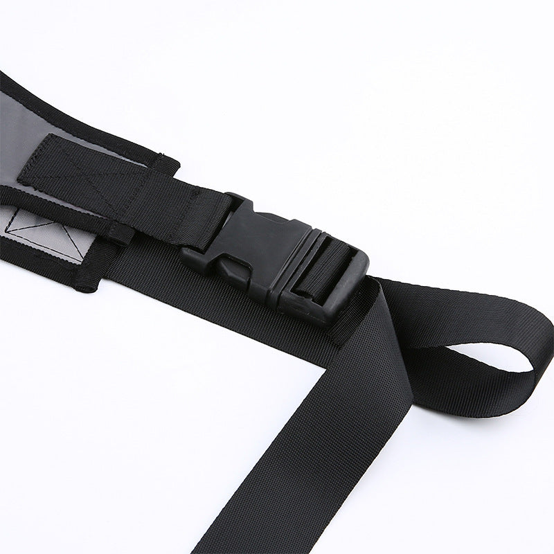 Reflective schoolbag buckle T-shirt
