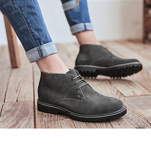 High Top Martin Boots All-match Casual Leather High Top Martin Boots