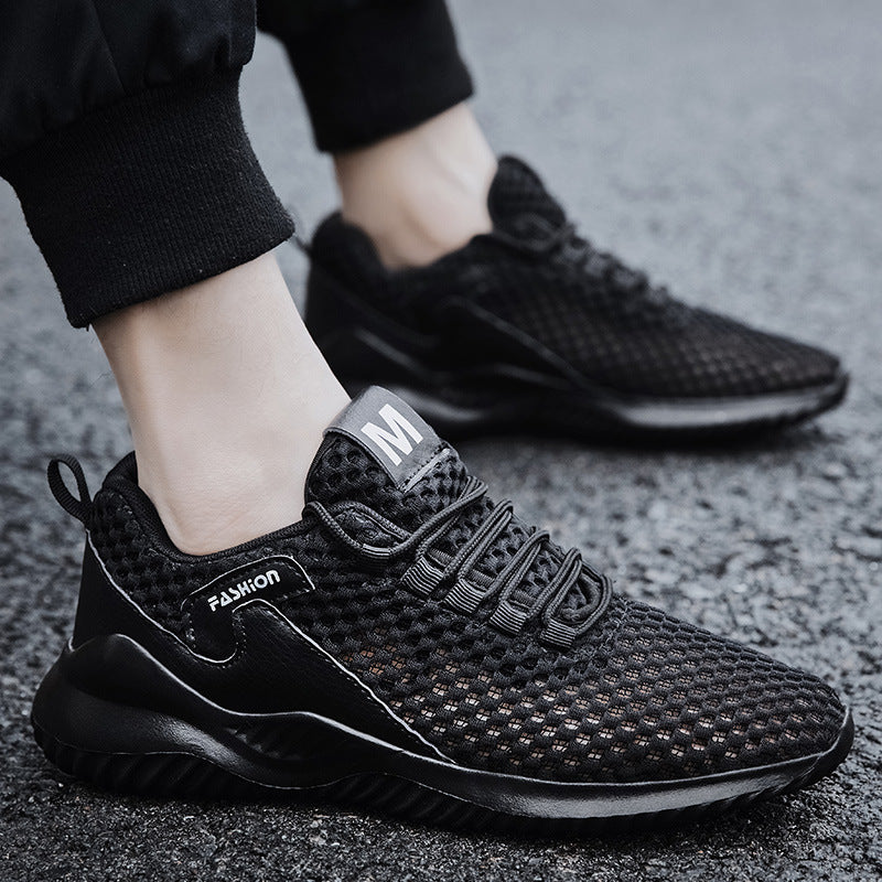 Mesh Sports sneaker Hollow Air Leak Honeycomb Mesh Shoes, Lightweight Sports Shoes, Men's Shoes