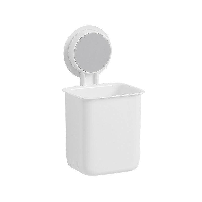 Wall Mounted Non Marking Hole Free Toothbrush Holder