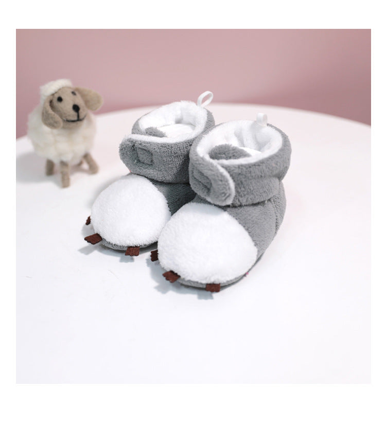 Baby Shoes Baby Thick Cotton Shoe Cover Soft Sole