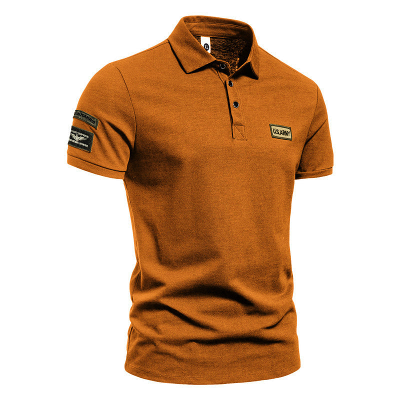 Men's Outdoor Military Style Air Force Short Sleeve Lapel - sumet.shop