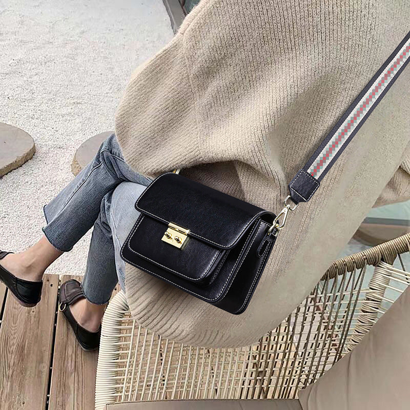 Handbag Genuine Leather Fashion One-shoulder Messenger Handbag