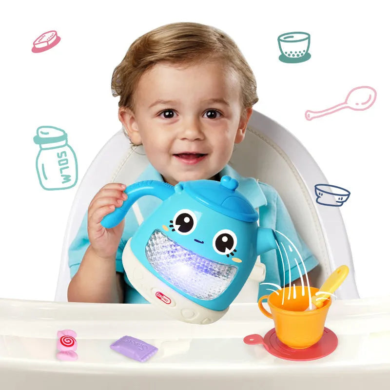 Set Boys And Girls Puzzle Simulation Tableware Birthday Cake Toys