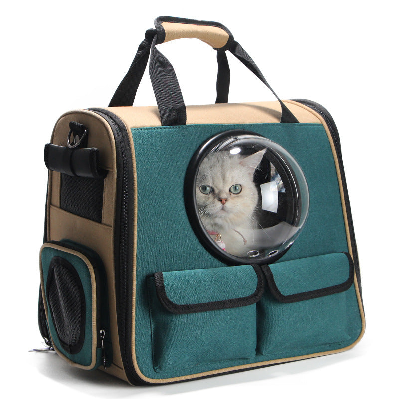 Cats Travel Bag Pet Bag Backpack Space Bag for Dogs and Cats Travel Bag Pet Cages