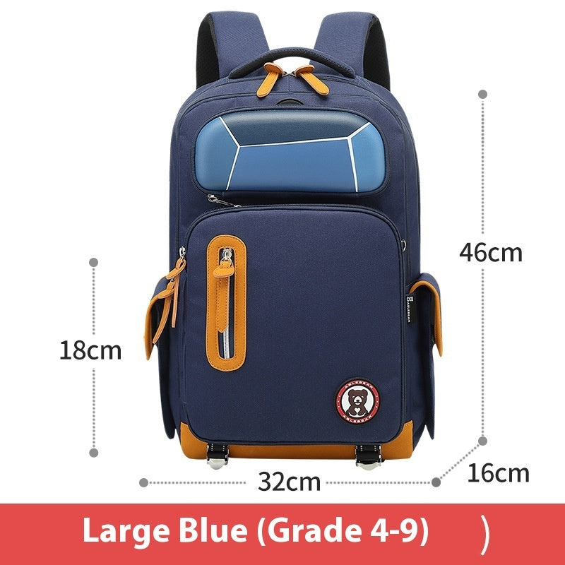 Waterproof Student Schoolbag And Hard-wearing Student Schoolbag