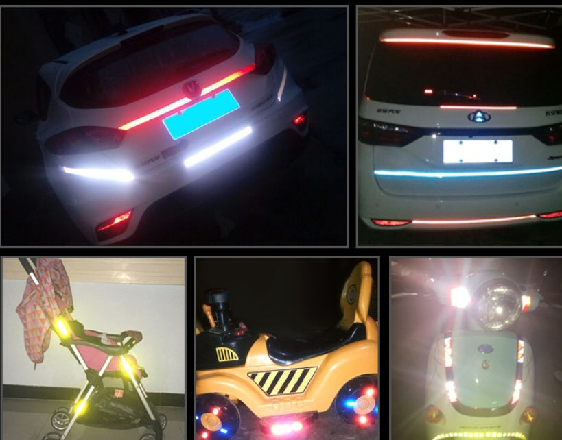 Car and motorcycle, bicycle, reflective stickers, mountain bike luminous stickers