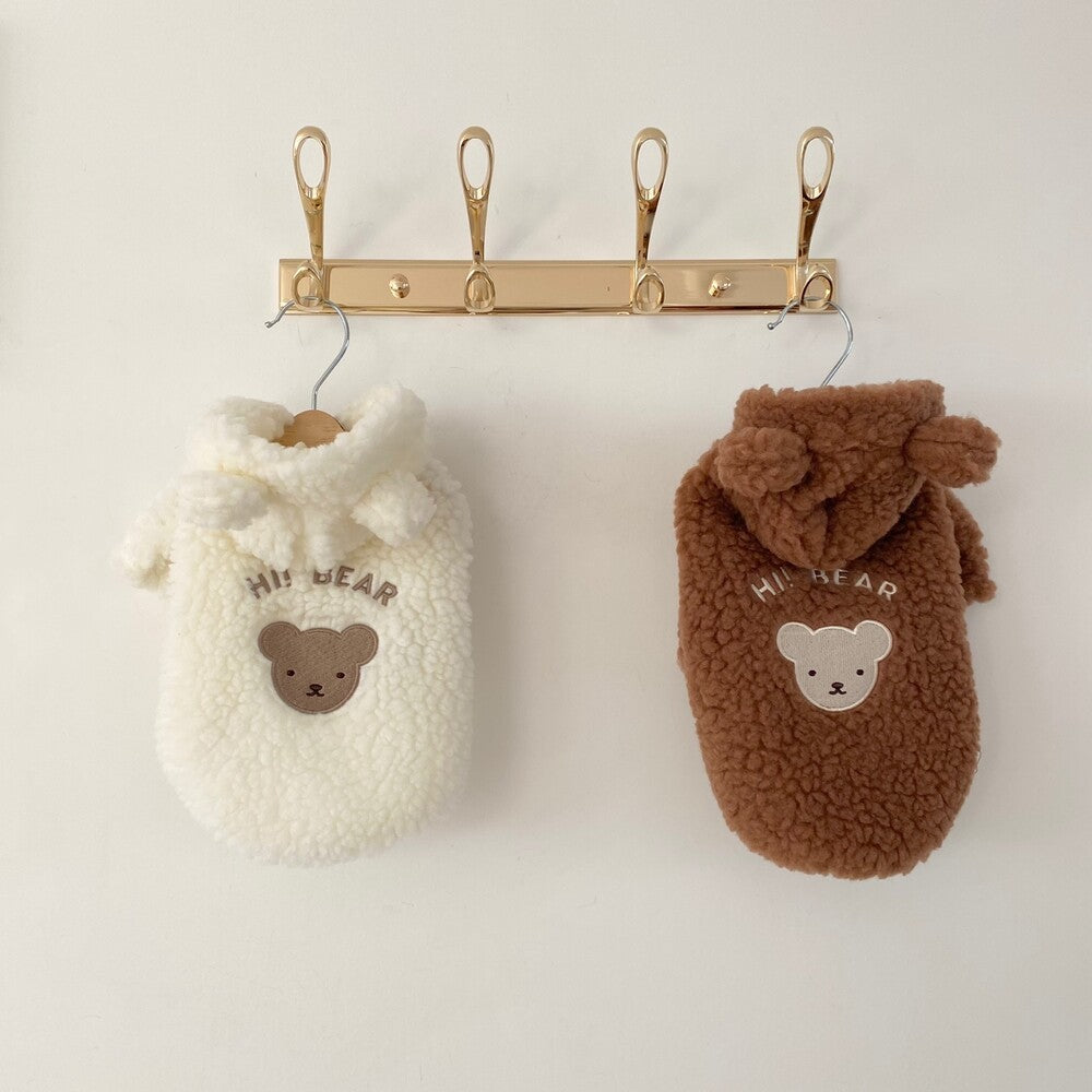 Lamb Wool Plus Velvet Padded Pet Clothes