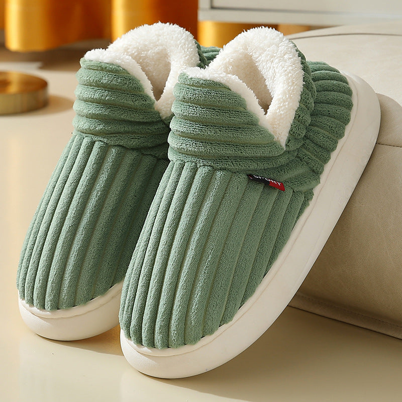 Cotton Shoes Full Heel Wrap Cotton Shoes Fleece Lined Platform