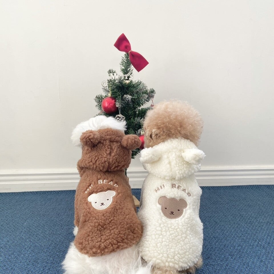 Lamb Wool Plus Velvet Padded Pet Clothes