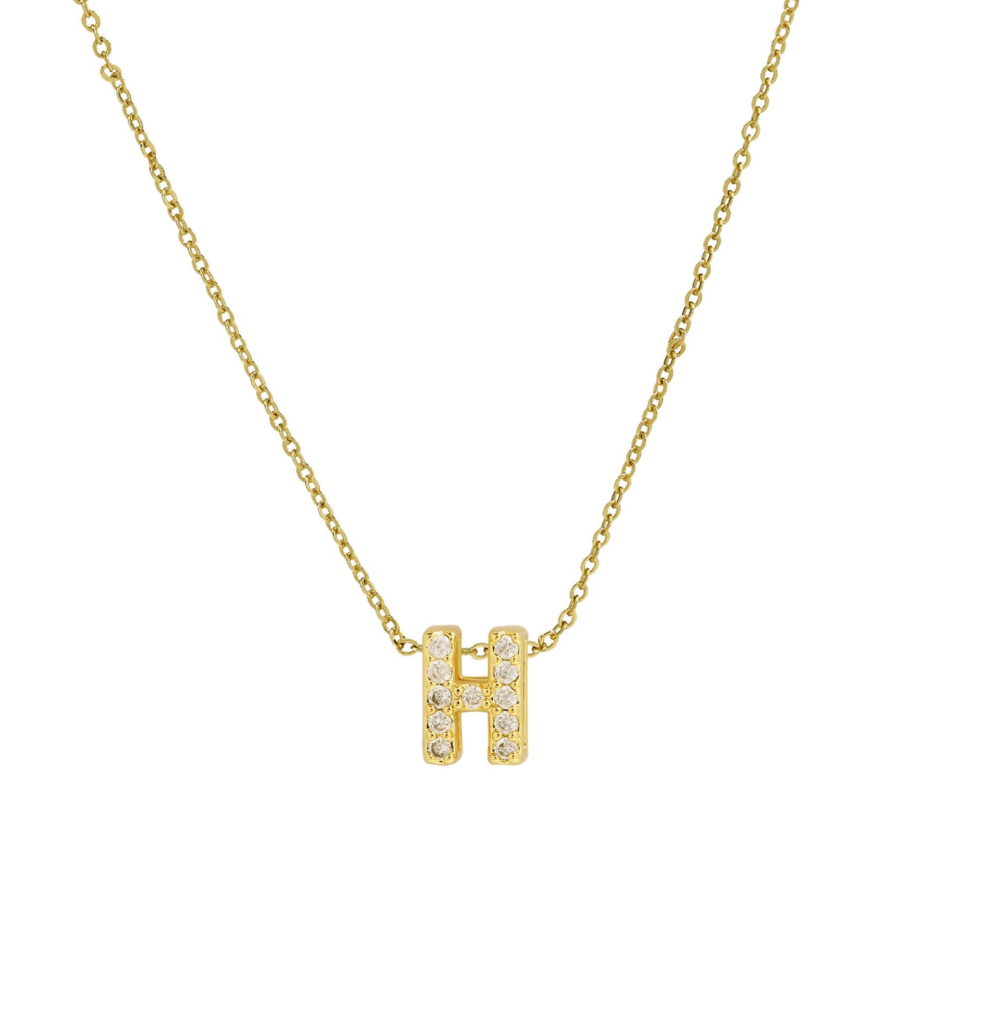 Necklace Pendant Gold Micro Inlaid With Diamond