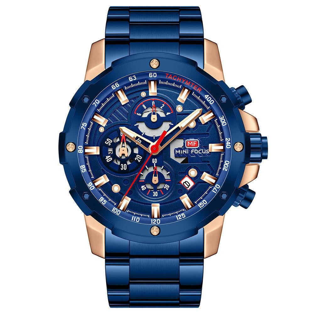 Leisure Men Watch Multi Functional Waterproof - sumet.shop