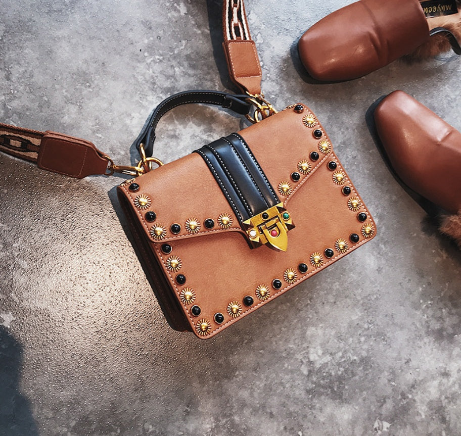 Rivet small square bag