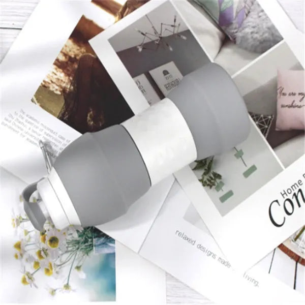 Silicone water bottle folding water bottle