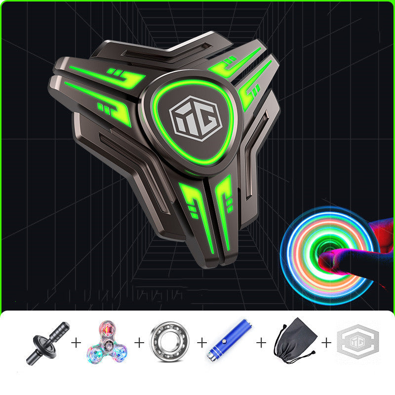 Finger Decompression Toy Luminous Luminous Fidget Spinner Mechanical Finger Decompression Toy