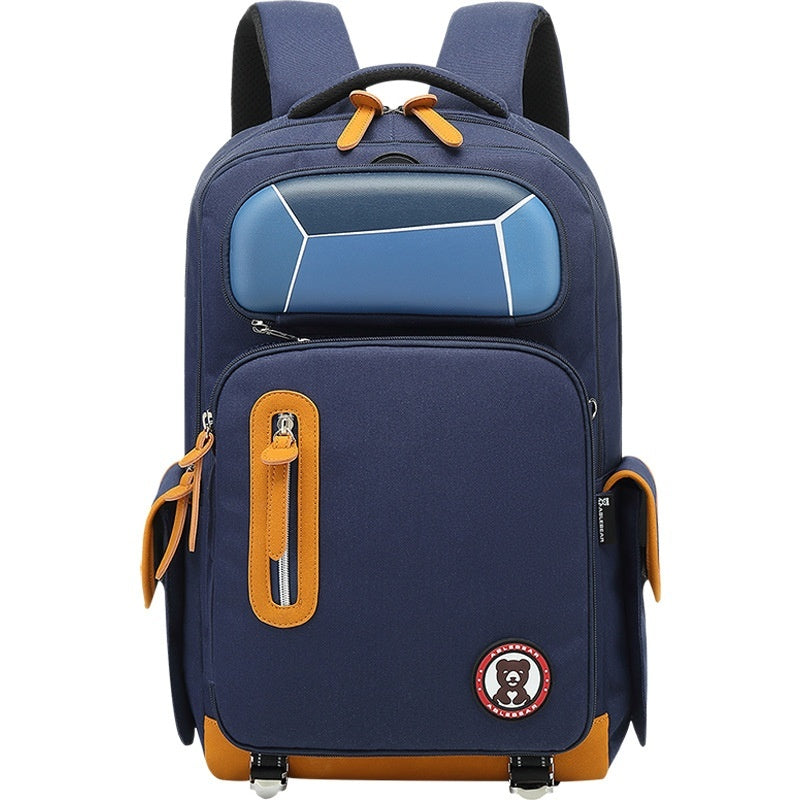 Waterproof Student Schoolbag And Hard-wearing Student Schoolbag