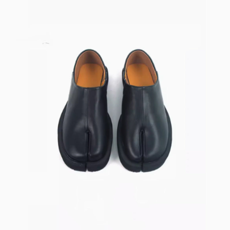 Split Toe Shoes, Men's And Women's Genuine Leather, Internet Famous Sheephoof Horse