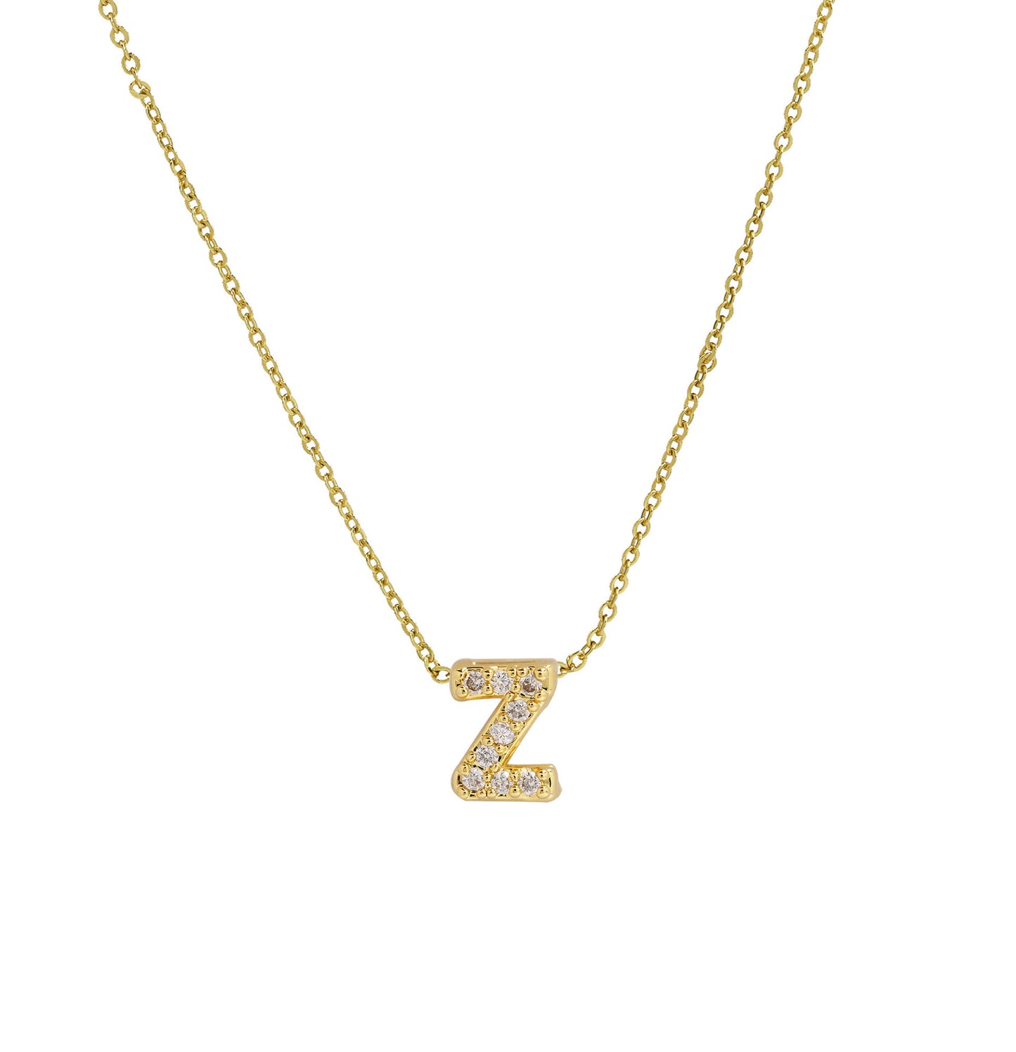 Necklace Pendant Gold Micro Inlaid With Diamond