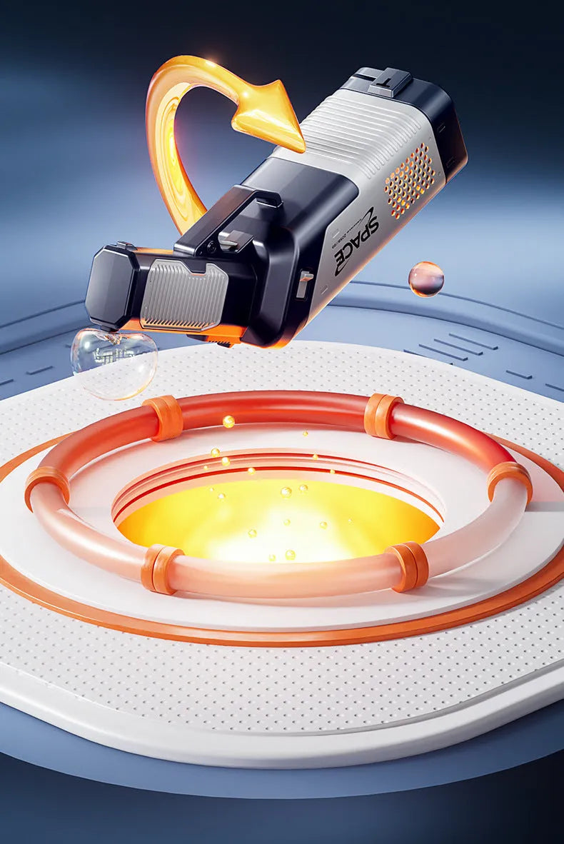 Space Gun Bubble Machine Handheld Porous Bubble Machine