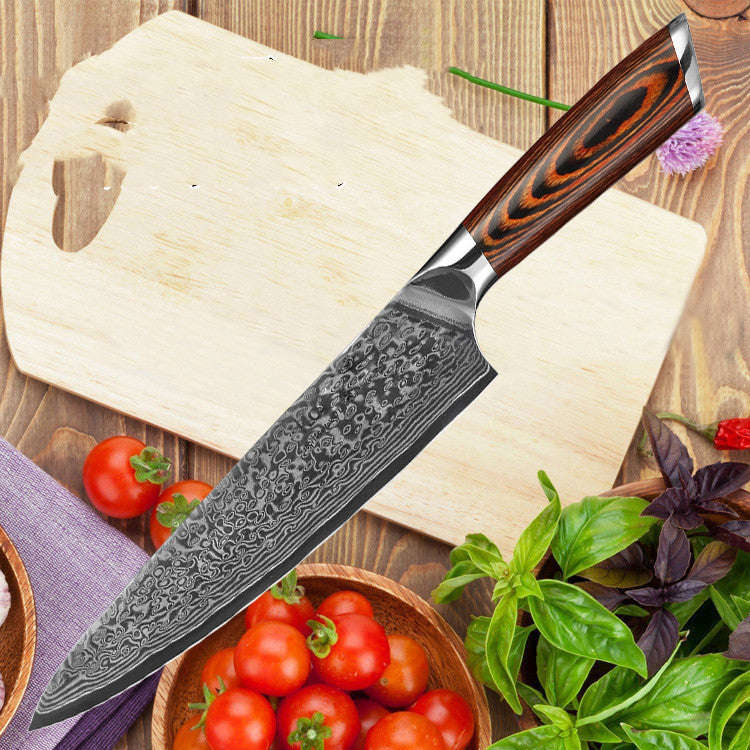 Knife Pattern Steel Knife Damascus Knife Damascus Western Chef Sushi Knife