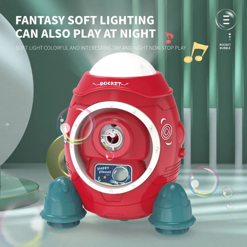 New Aviation Rocket Bubble Machine