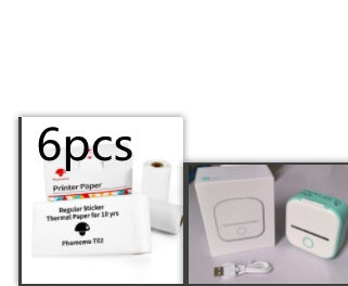 Portable Mini Thermal Label Printer Home Photo Printer Bluetooth-compatible Mini