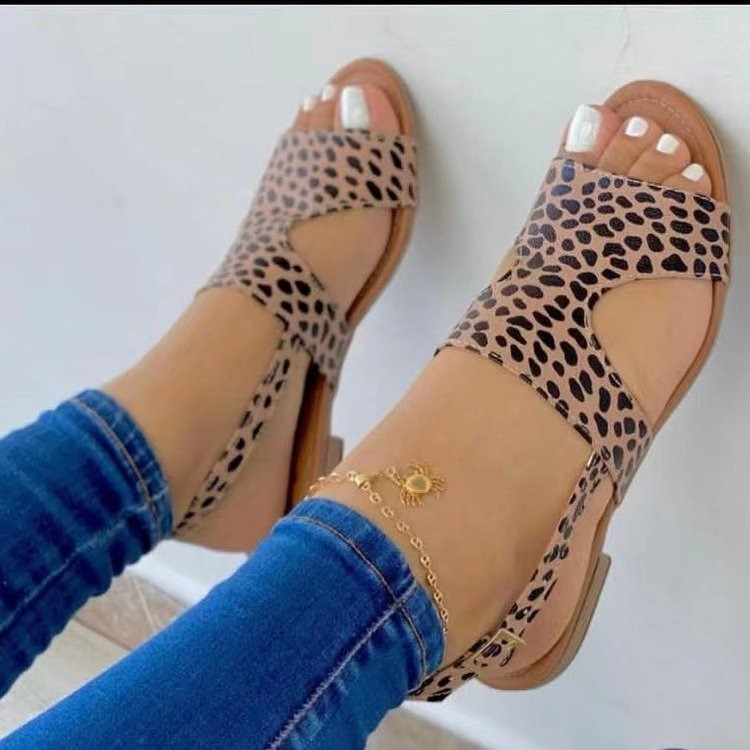 Sandals Women's Breathable Flat Solid Color Sandals