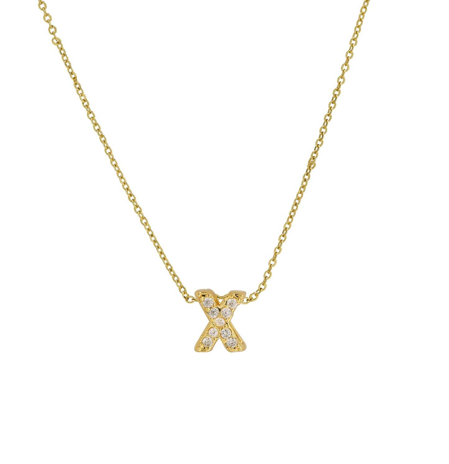 Necklace Pendant Gold Micro Inlaid With Diamond