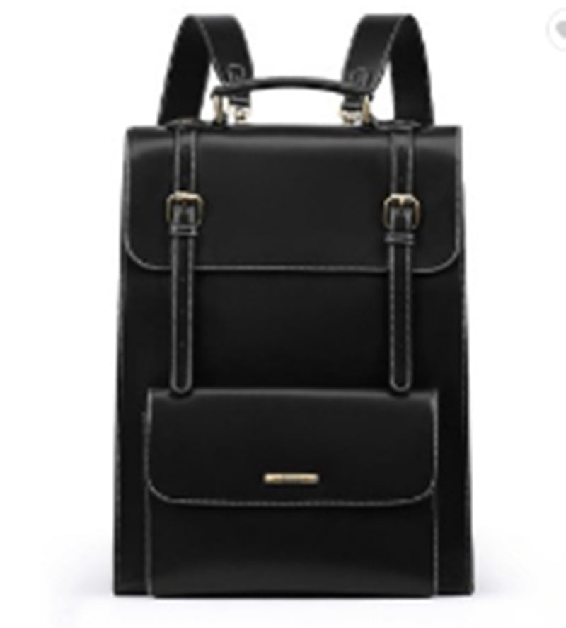 Vintage backpack cowhide backpack