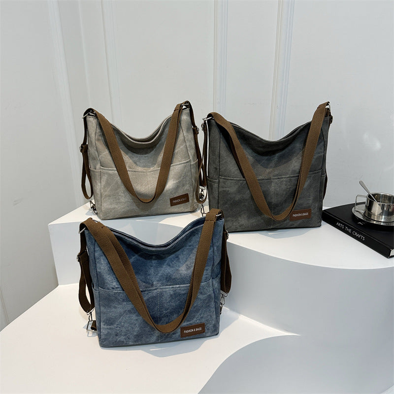 Shoulder Underarm Bag Retro Thickened All-matching Large Capacity Shoulder Underarm Bag
